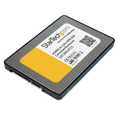 STARTECH CONSIG CAJA ADAPTADORA SATA 2.5 CARR PULGADAS PARA UNIDAD SSD MSATA .