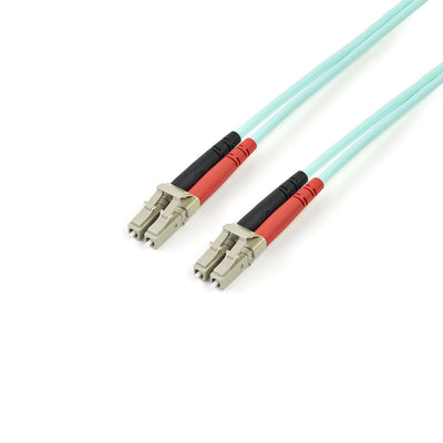 STARTECH CONSIG CABLE 3M FIBRA DUPLEX MULTI LC CABL OM4 100GB 50/125 LSZH AGUAMARINA