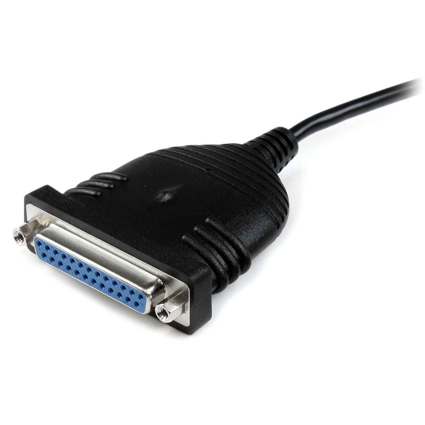 Cable de 1.8m adaptador de STARTECH  impresora paralelo DB25 a USB A, color negro