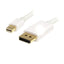 Cable Adaptador DisplayStarTech.com DisplayPort Macho - DisplayPort 1.2 Macho, 4K, 60Hz, 2m, Blanco