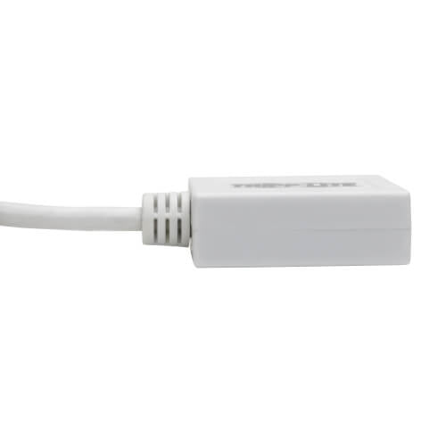 Cable Adaptador Mini DisplayPort Tripp Lite P137-06N-HDMI, Macho - HDMI Hembra, 15cm, Blanco