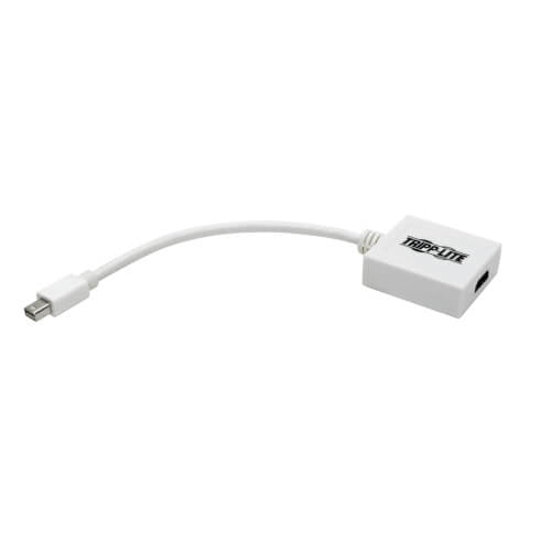 Cable Adaptador Mini DisplayPort Tripp Lite P137-06N-HDMI, Macho - HDMI Hembra, 15cm, Blanco