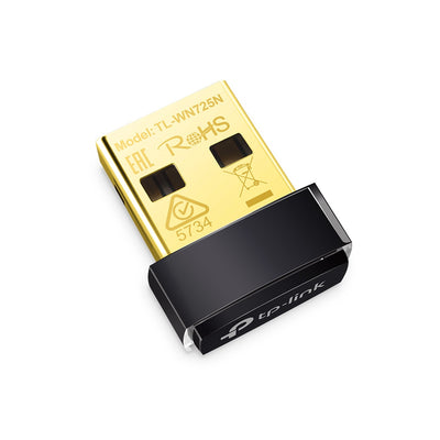 Adaptador de Red TP-Link USB TL-WN725N, Inalámbrico, 2.4 - 2.4835GHz