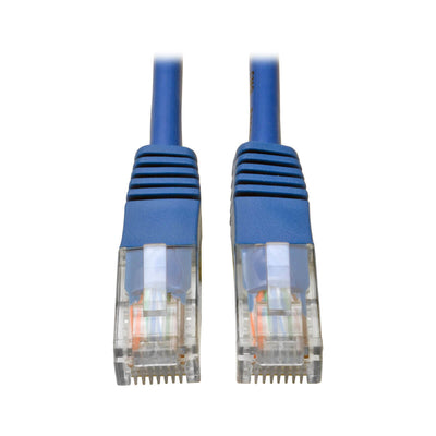 Cable Patch Tripp Lite N002-020-BL, Cat5e UTP Moldeado RJ-45 Macho - RJ-45, 6.10 Metros, Azul