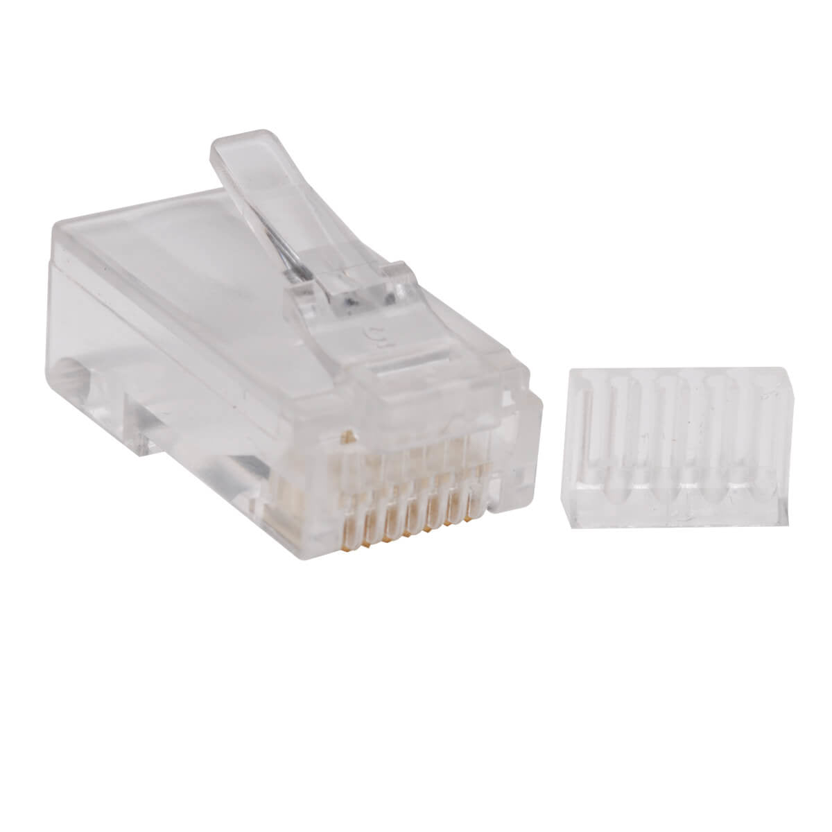 TRIPPLITE CONSIG. CAT6 CLAVIJA DE CONECTOR RJ45 CABL MODULAR CONDUCTOR SOLIDO 100 PZS