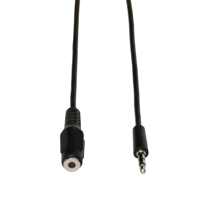 Cable Tripp Lite P311-006, 3.5mm Macho - 3.5mm Hembra, 2 Metros, Negro