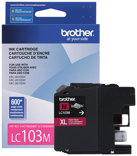 BROTHER CARTUCHO DE TINTA MAGENTA DE INK 600 PAGINAS