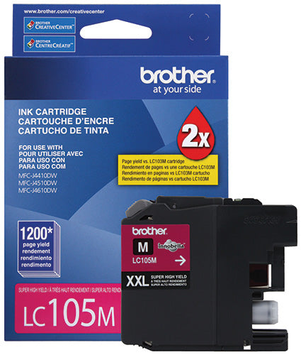 BROTHER CARTUCHO DE TINTA MAGENTA DE INK 1.200 PAGINAS