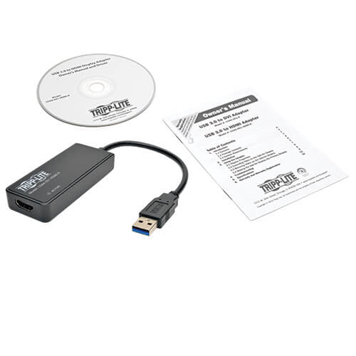 TRIPPLITE CONSIG. ADAPTADOR DE TARJETA GRAFICA CABL USB 3.0 A MONITOR HDMI DOBLE 1080P