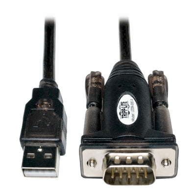 TRIPPLITE CONSIG. CABLE USB 2.0 A SERIAL ADAP ADAPTADOR USB-A A DB9 M/M 1.52M