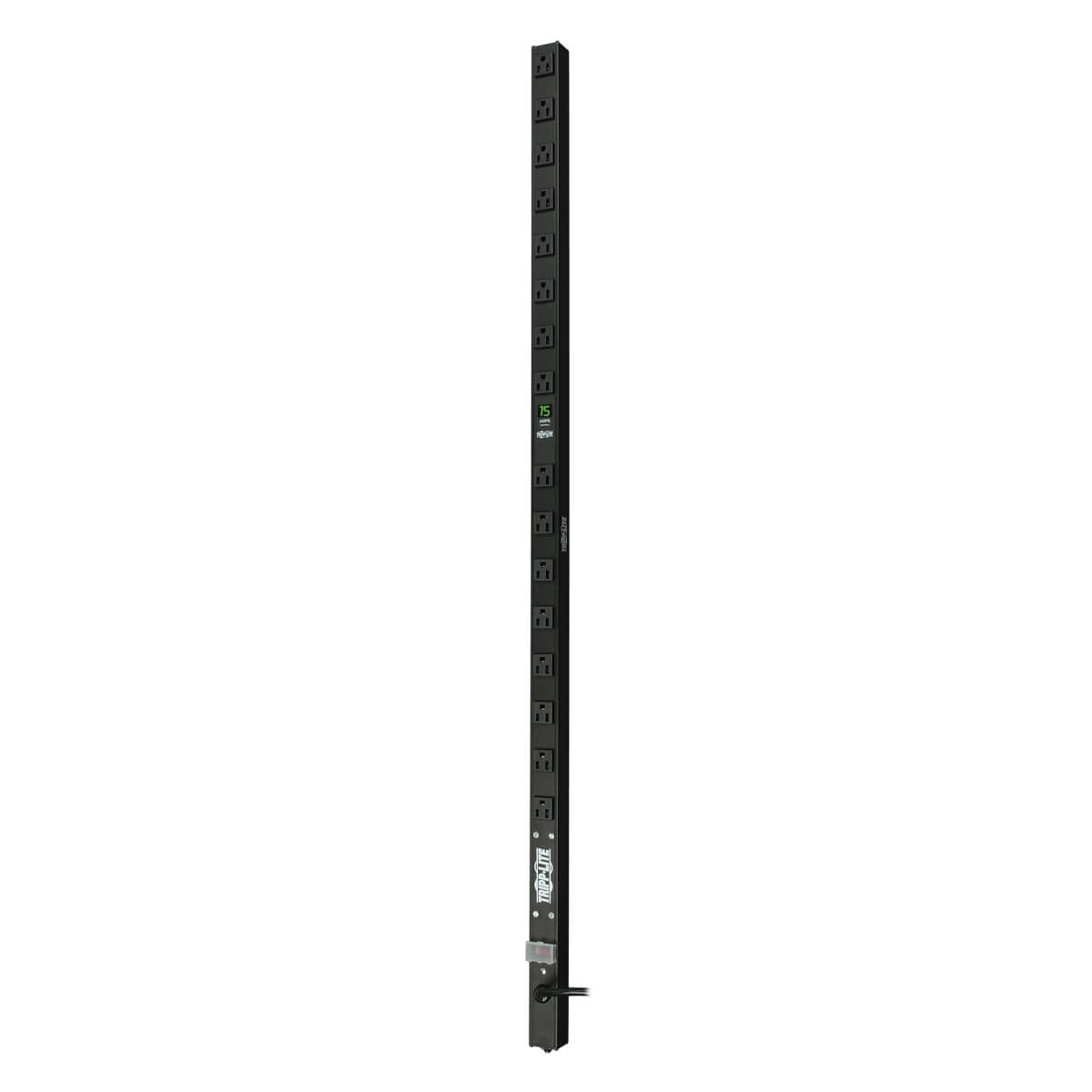 PDU Monofásico con Medidor Digital Tripp Lite PDUMV15, 120V, 15A, para Instalación Vertical de 0U en Rack