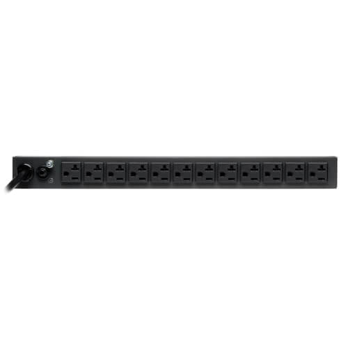 PDU Monofásico Básico Tripp Lite PDU1220, 120V, 20A, para Instalación Horizontal en 1U de Rack