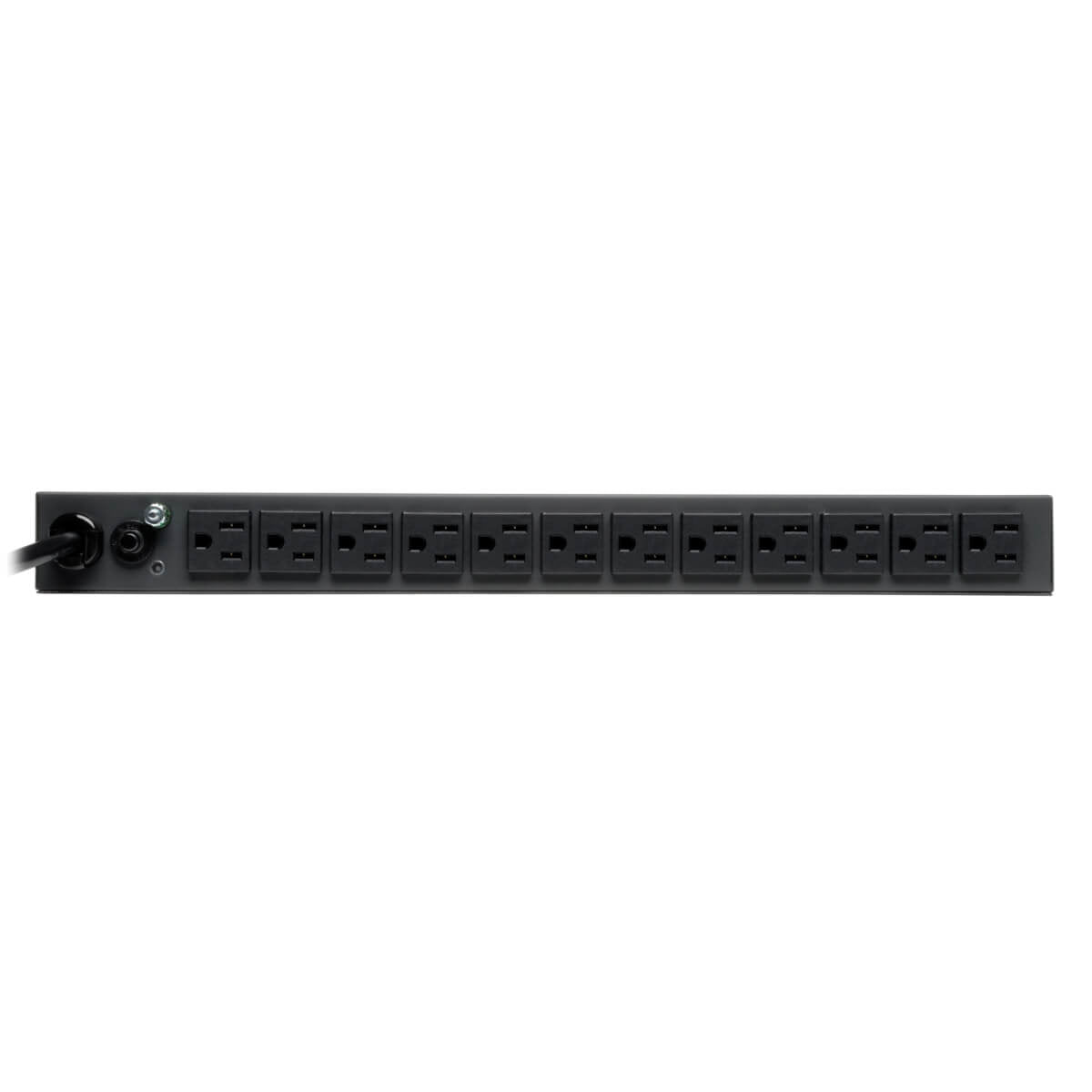 PDU Monofásico con Medidor Digital Tripp Lite PDUMH15, 15A 120V, para Instalación Horizontal en 1U de Rack