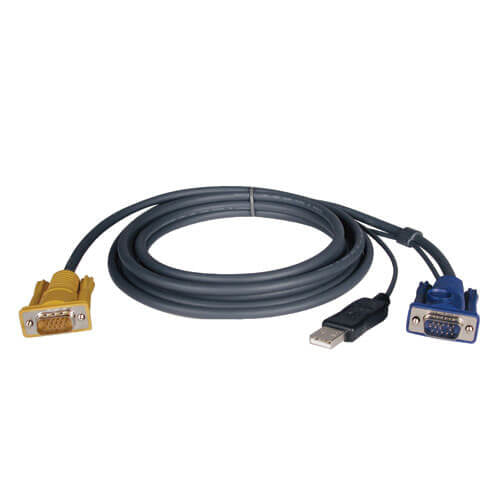 Cable Switch Tripp Lite P776-010, VGA (D-Sub) - HD15 M, USB A, 3 Metros