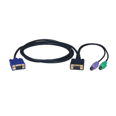 Cable KVM Tripp Lite P750-006, VGA (D-Sub) - MINI DIN-6 x 2, 1.8 Metros