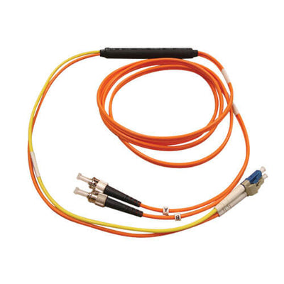 Cable de Fibra Óptica ST/LC Tripp Lite N422-03M, ST Macho - LC Macho, 3 Metros, Naranja/Amarillo