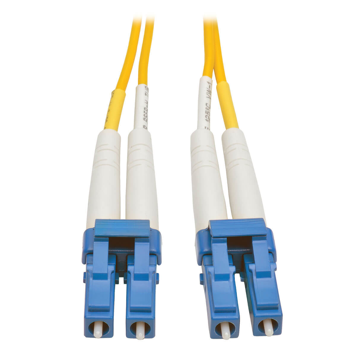 Cable Fibra Óptica Tripp Lite N370-01M, OFNR 2x LC Macho - 2x LC Macho, 1 Metro, Amarillo