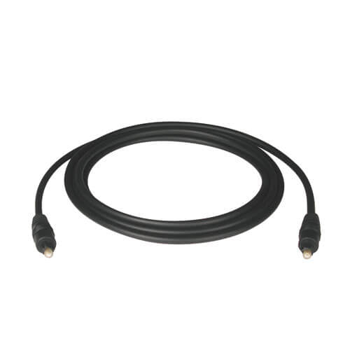 Cable Óptico Digital de Audio Tripp Lite A102-03M, SPDIF Toslink de 3M - 1 x Toslink Macho Audio digital - 1 x Toslink Macho Audio digital