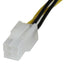 STARTECH CONSIG CABLE 0.2M EXTENSOR ATX 12V 4 CABL PINES ALIMENTACION MACHO A HEMBR.