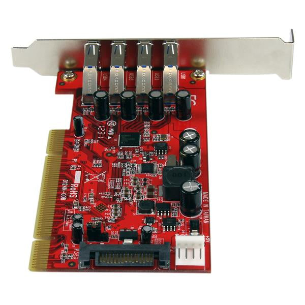 STARTECH CONSIG TARJETA PCI 4 PUERTOS USB 3.0 BOPT HUB CONCENTRADOR INTERNO . Tarjeta Adaptador StarTech.com PCI USB 3.0 SuperSpeed - 4 puertos - Conector LP4 SATA - Hub Concentrador Interno HUB CONCE...
