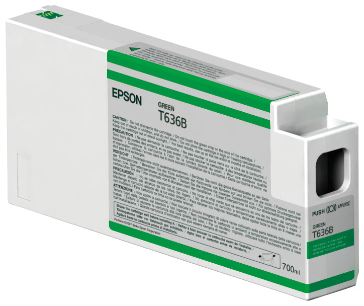 T636B00 Cartucho Epson UltraChrome HDR Verde 700ml