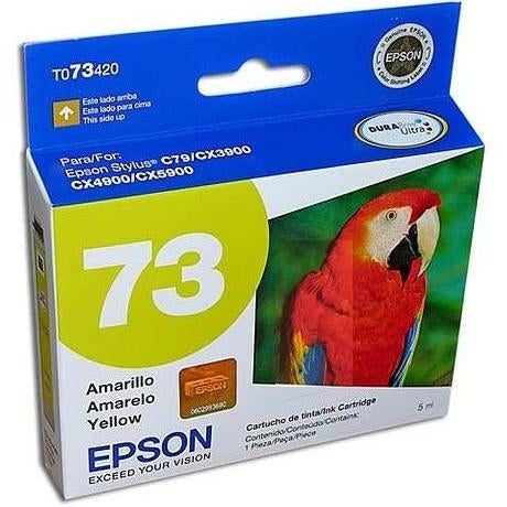 T073420-AL Cartucho Epson 73N Amarillo, 380 Páginas