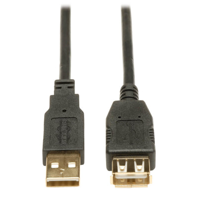 Cable Extensión USB 2.0 Tripp Lite U024-016, A Macho - USB 2.0 A Hembra, 4.88 Metros, Negro