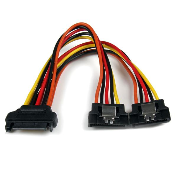 STARTECH CONSIG CABLE 0.15M DIVISOR CORRIENTE CABL SATA SPLITTER LATCH 2X HEMBRA