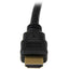 STARTECH CONSIG CABLE HDMI DE ALTA VELOCIDAD CABL 30CM 2X HDMI MACHO COLOR NEGRO .