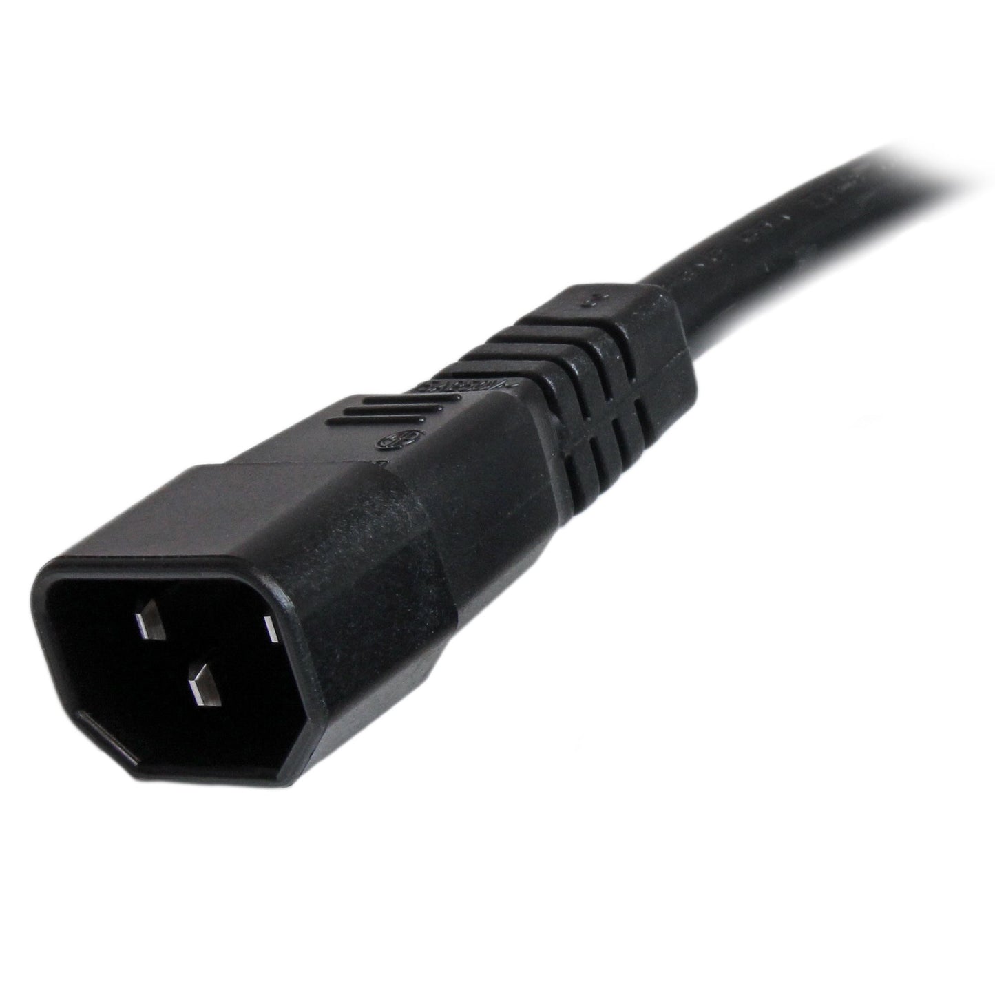 Cable de 1.8m (6 pies) STARTECH de Extensión de Servicio Pesado, Cable Alargador de Alimentación IEC 320 C14 a IEC 320 C15, 15A 250V