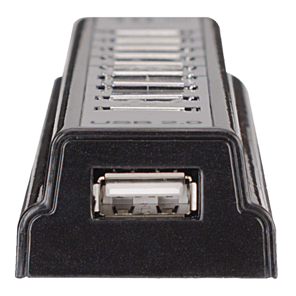INTRACOM HUB USB V2.0 10 PTOS CON FUENTEPERP .