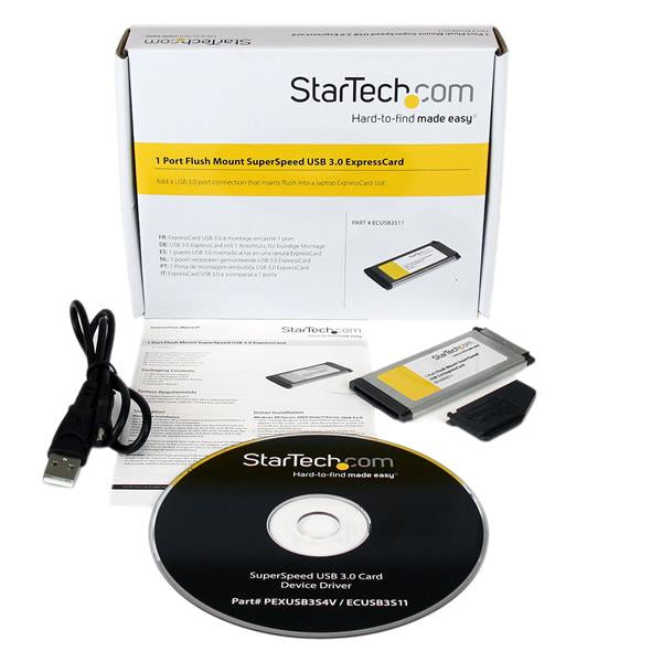 STARTECH CONSIG TARJETA EXPRESSCARD 34 USB 3.0 EXCD 1 PUERTO MONTAJE AL RAS FLUSH .