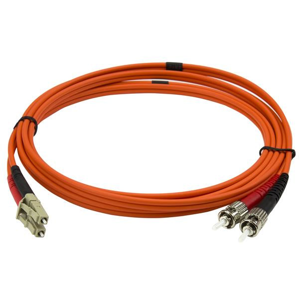 STARTECH CONSIG CABLE 2M PATCH FIBRA DUPLEX CABL MULTIMODO 50/125 LC A ST .