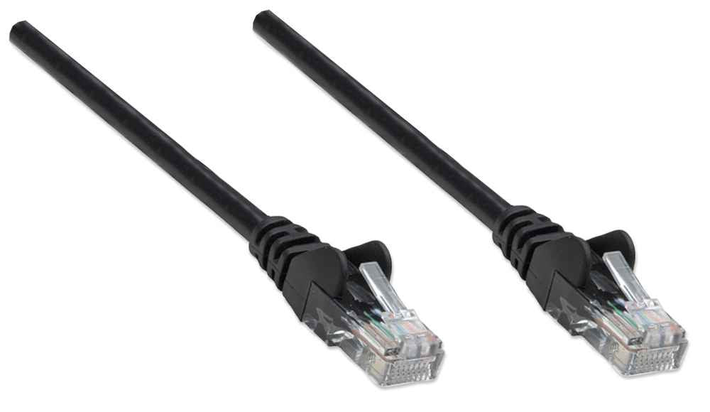 IC INTRACOM CABLE DE RED PATCH CAT5E CABL RJ45 0.50M NEGRO