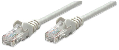 Cablepatch MANHATTAN  CAT 6, 1.0M( 3.0F) UTP GRIS - Extremo Secundario: 1 x RJ-45 Network - Male - 1Gbit/s - Cable de conexión - Oro Conector chapado - Oro Contacto chapado - 26 AWG - Gris