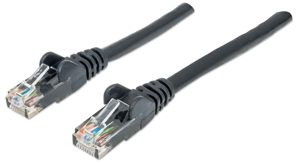 IC INTRACOM CABLE DE RED PATCH CAT6 CABL RJ45 2.0M NEGRO