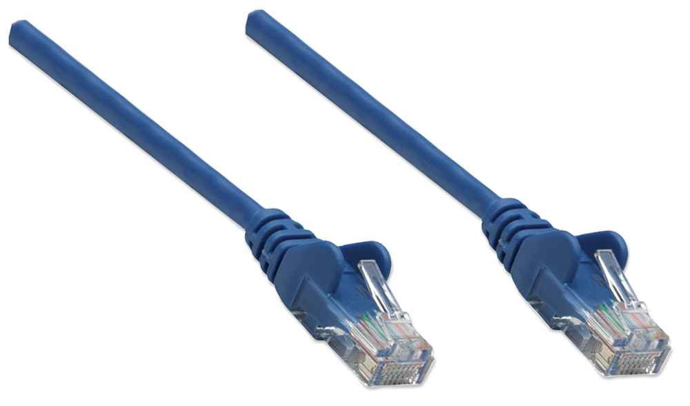 IC INTRACOM CABLE DE RED PATCH CAT6 CABL RJ45 0.5M AZUL