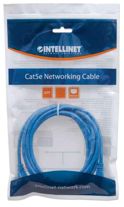 IC INTRACOM CABLE DE RED PATCH CAT6 CABL RJ45 5.0M AZUL