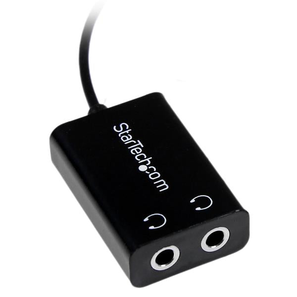 STARTECH CONSIG ADAPTADOR DIVISOR SPLITTER ADAP AUDIFONOS 2X MINI JACK 3.5MM .