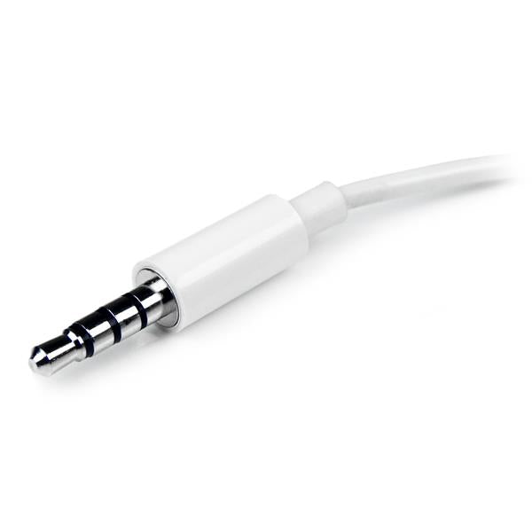 CABLE ADAPTADOR DIVISOR CABL DIADEMA MACHO A HEMBRA BLANCO .