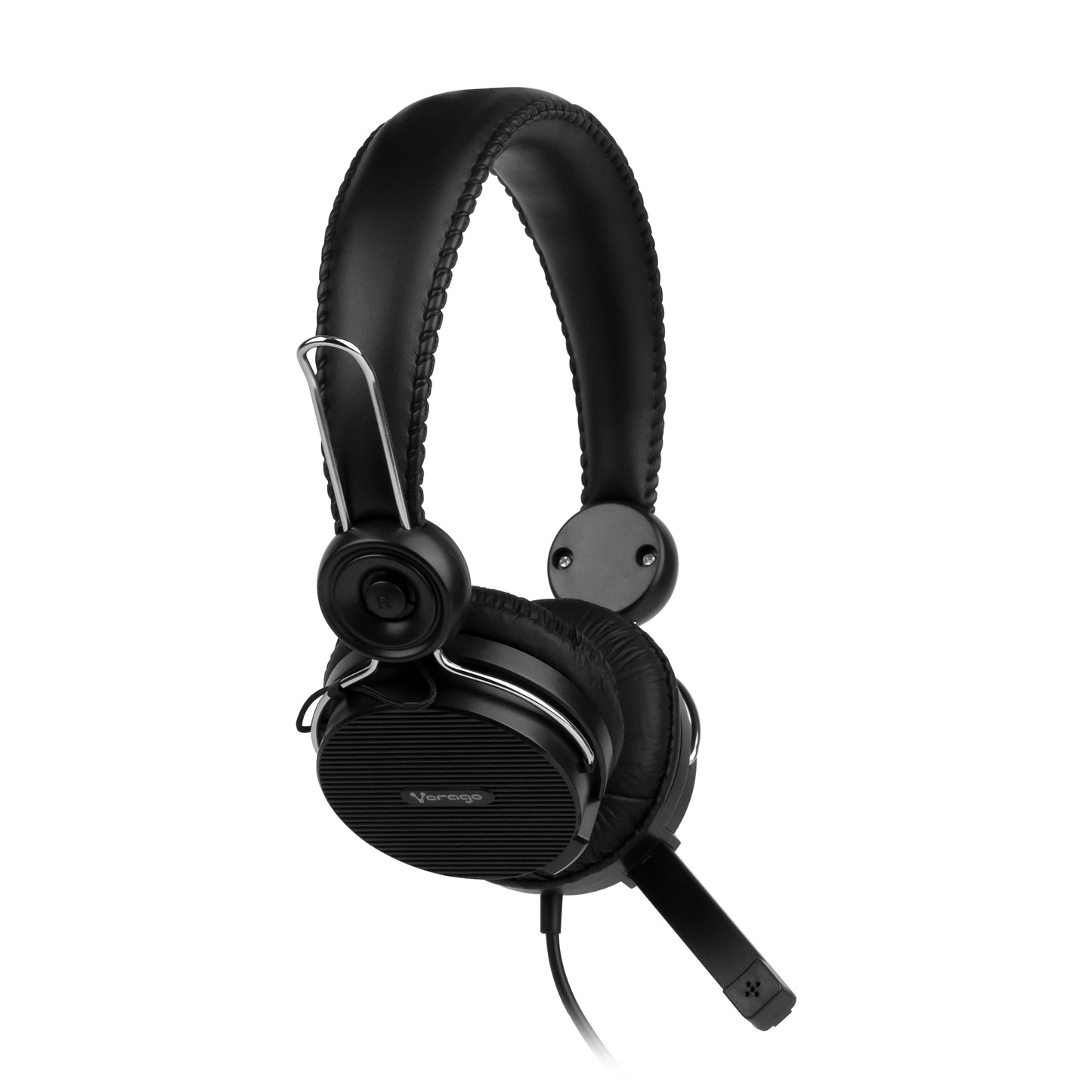 VORAGO AUDIFONO DIADEMA VORAGO ALTA FIACCS DELIDAD HS-201 CON MICROFONO NEGRO