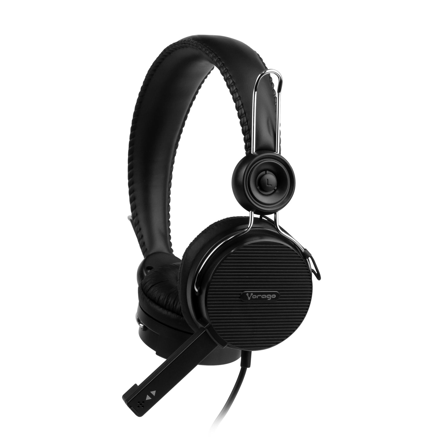 VORAGO AUDIFONO DIADEMA VORAGO ALTA FIACCS DELIDAD HS-201 CON MICROFONO NEGRO