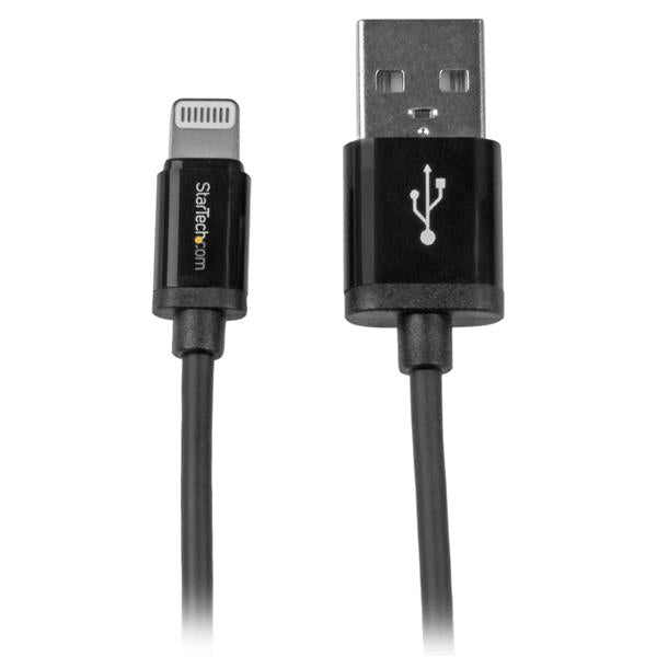 CABLE 1M LIGHTNING APPLE IPOD CABL IPAD IPHONE 5 A USB 2.0 NEGRO