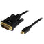 STARTECH CONSIG CABLE 3M ADAPTADOR VIDEO MINI ADAP DISPLAYPORT A DVI PASIVO NEGRO .