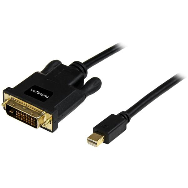 STARTECH CONSIG CABLE 3M ADAPTADOR VIDEO MINI ADAP DISPLAYPORT A DVI PASIVO NEGRO .