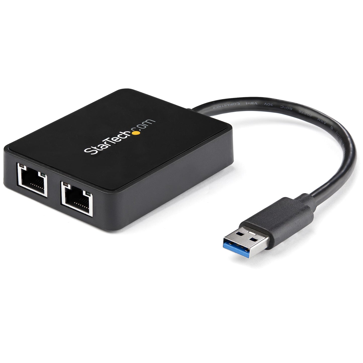 STARTECH CONSIG TARJETA ETHERNET 2 PUERTOS CTLR RJ45 EXTERNA USB 3.0 CON 1X USB A