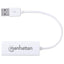 Tarjeta Fast Ethernet para Computador/Notebook, 10/100Base-TX, De Escritorio, USB 3.0 , 1 Puerto y 1 Par trenzado