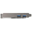 Adaptador tarjeta controladora PCI Express STARTECH PCI-E 2 Puertos USB 3.0 (5Gbps) con Alimentación SATA - 2