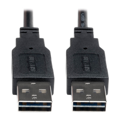 Cable USB Tripp UR020-010, A Reversible Macho - USB A Reversible Macho, 3.05 Metros, Negro