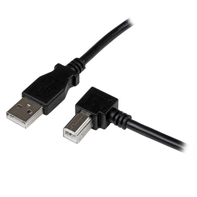 STARTECH CONSIG CABLE USB 1M IMPRESORA USB A ADAP USB B ACODADO ANGULO DERECHO .